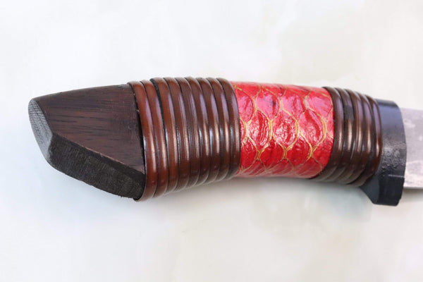 Takeshi Saji TS-130 KOINOBORI | White Steel No.2 Damascus - japaneseknifedirect.mom