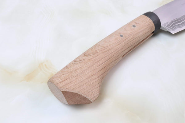 Takeshi Saji TS-140 Japanese Machete  | White Steel No.2 Damascus