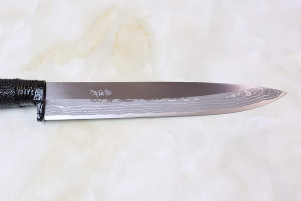 Takeshi Saji TS-55 Onimusya  | White Steel No.2 Damascus - japaneseknifedirect.mom