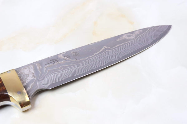 Takeshi Saji TS-550 Smart Hunter | VG-10 Damascus - japaneseknifedirect.mom