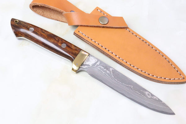 Takeshi Saji TS-550 Smart Hunter | VG-10 Damascus - japaneseknifedirect.mom