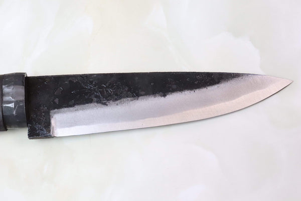 Takeshi Saji TS-65  SASANOHA | Black Forged White Steel No.2 San Mai - japaneseknifedirect.mom