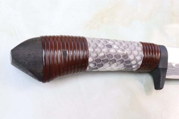 Takeshi Saji TS-90 YOSHITSUNE | White Steel No.2 Damascus - japaneseknifedirect.mom